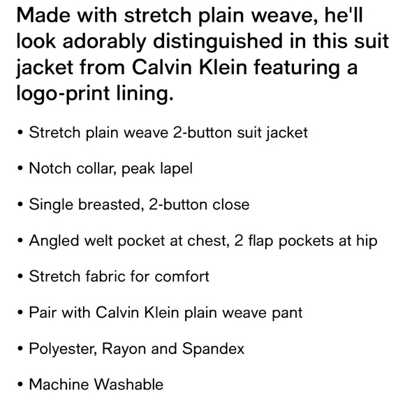 Youth boys Calvin Klein size 14.   Only worn 2 times. - Picture 5 of 5